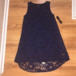 Navy Lace Dress